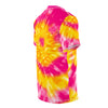 KC Good Vibes Tye-Dye - Hot Pink - Unisex All-Over Print Cut & Sew Tee