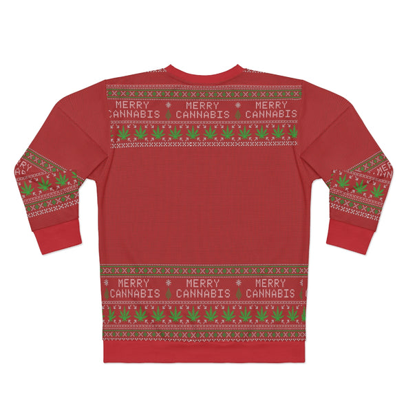 Merry Cannabis - All-Over Print Unisex Sweatshirt