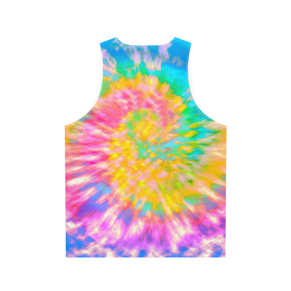 Stay Weird Kansas City - Pastel Tie-Dye - All-Over Print Unisex Tank Top