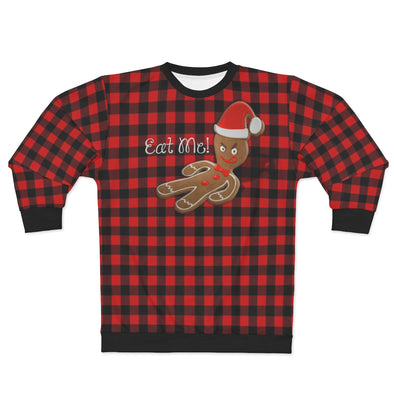 Ginger Bread Man - Eat Me - All-Over Print Unisex Sweatshirt
