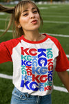 KC Sports (Team Colors) - Unisex Crew Neck Tee