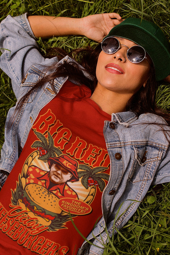 Big Reds Victory Cheeseburgers2 - Unisex Crew Neck Tee