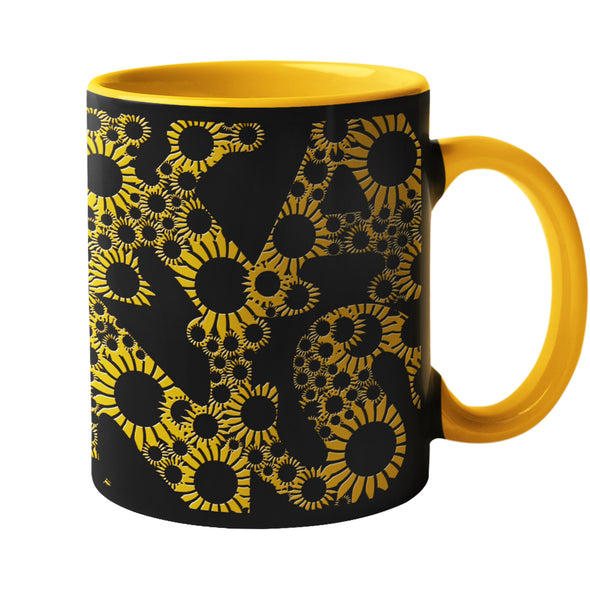 Kansas 4 Letter Sunflowers - 11 oz. Coffee Mug