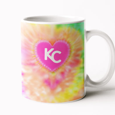 Stay Weird Logo With Sunflower Face - Stay Weird Kansas City Coffee Mug
