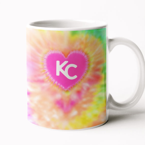 Stay Weird Logo With Sunflower Face - Stay Weird Kansas City Coffee Mug