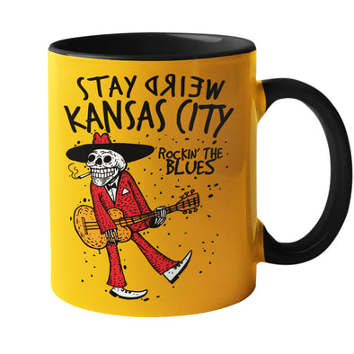 Kansas City Blues Dude - Stay Weird Kansas City Coffee Mug