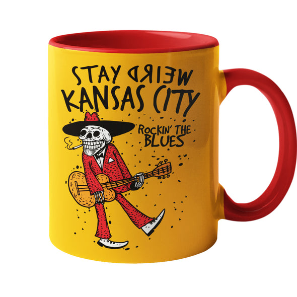 Kansas City Blues Dude - Stay Weird Kansas City Coffee Mug