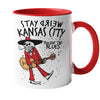 Kansas City Blues Dude - Stay Weird Kansas City Coffee Mug