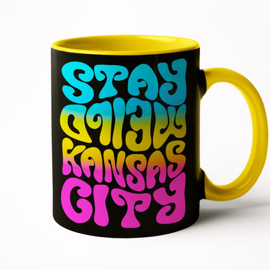 Stay Weird KC - Psychedelic - Stay Weird Kansas City Coffee Mug