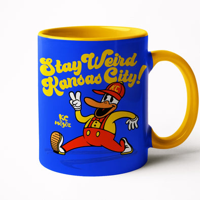 Saty Weird Walkin' Dude - Stay Weird Kansas City Coffee Mug