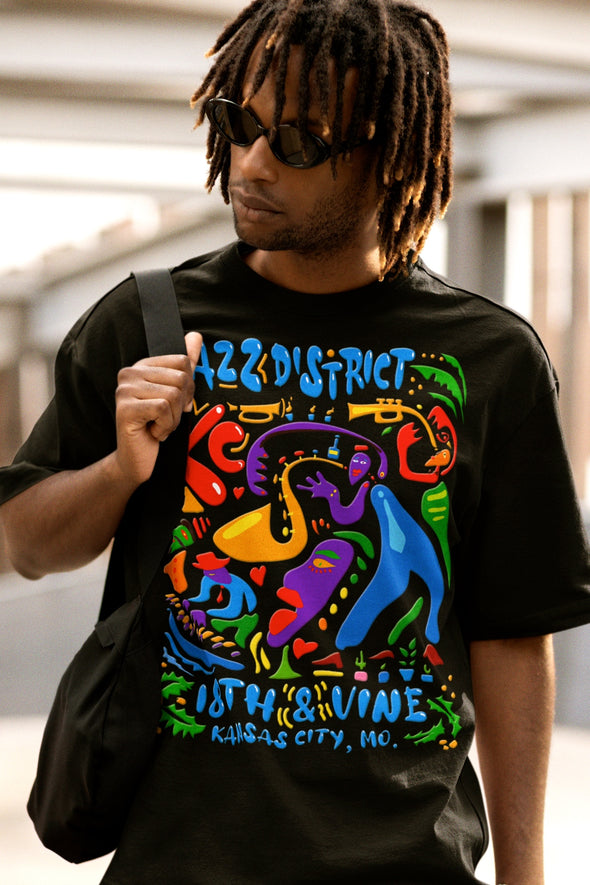 JC Jazz District - Unisex Crew Neck Tee