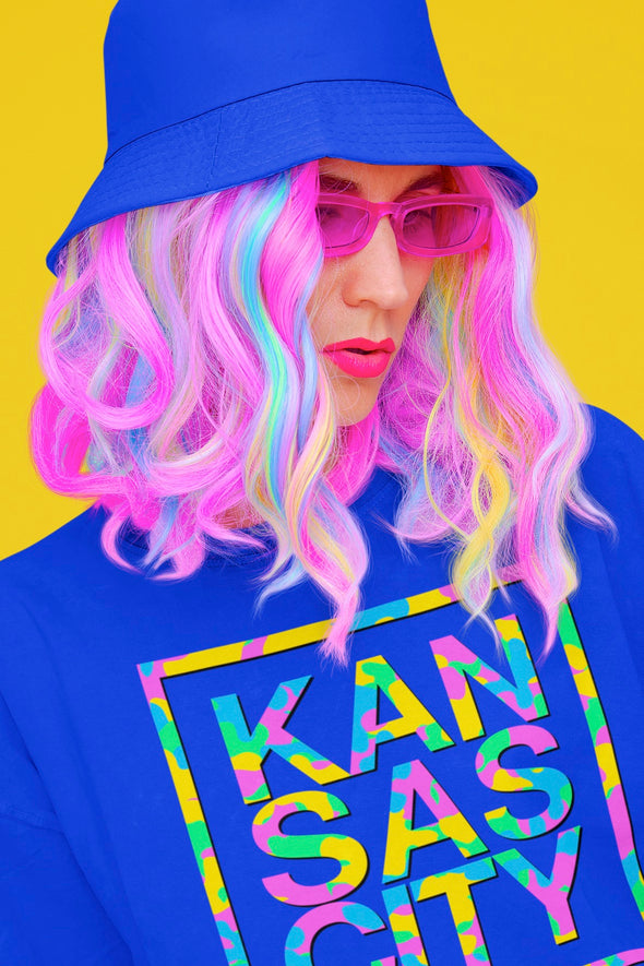Kansas City Square - Pastel Design - Unisex Crew Neck Tee