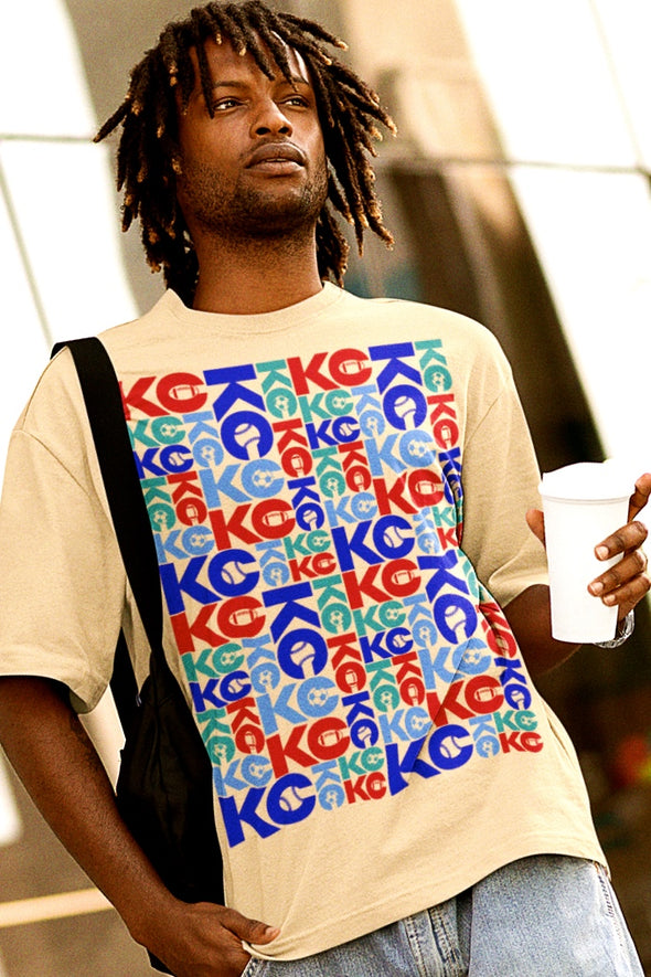 KC Sports (Team Colors) - Unisex Crew Neck Tee