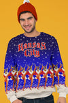 Happy Holidays Kansas City - Rockette Raindeer - All-Over Print Unisex Sweatshirt
