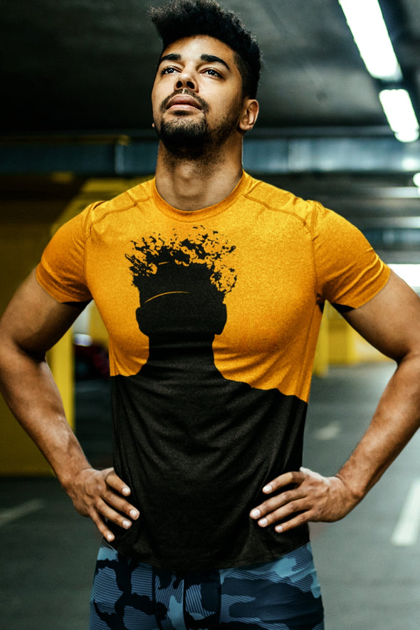 Mahomes Sillouette - Small Number 15  - All-Over Print Unisex Crew Neck Tee