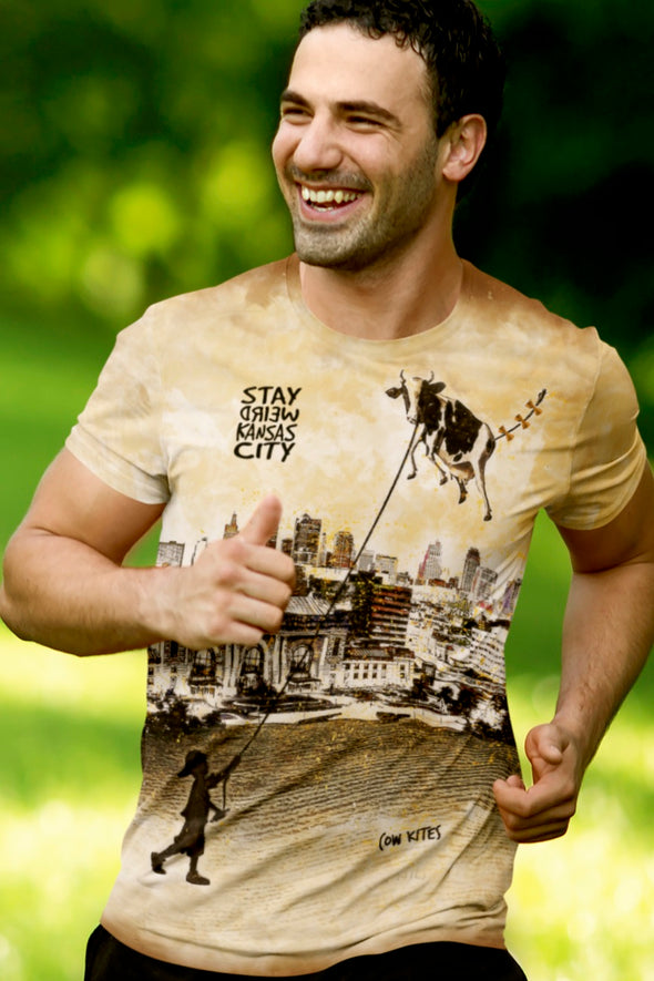 Kansas City - Cow Kites - Unisex Crew Neck Tee