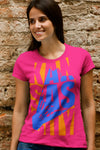 Kansas City -Shuttlecock Abstract Design - Unisex Crew Neck Tee