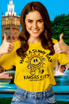 Have A Sunny Day Kansas City - All-Over Print Unisex Crew Neck Tee