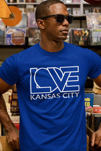 LOVE Logo Design 2 - Unisex Crew Neck Tee