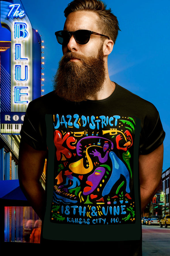 JC Jazz District - Unisex Crew Neck Tee