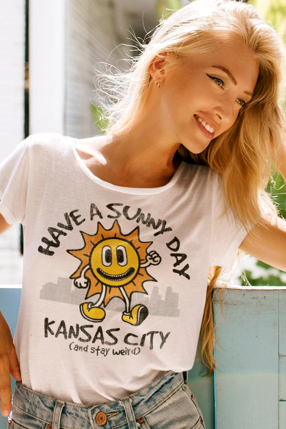 Have A Sunny Day Kansas City - All-Over Print Unisex Crew Neck Tee