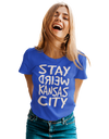 Stay Weird Kansas City - Classic Logo Text - Unisex Crew Neck Tee