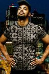 KC Sports (Monotone Grey) - Unisex All-Over Print Crew Neck Tee