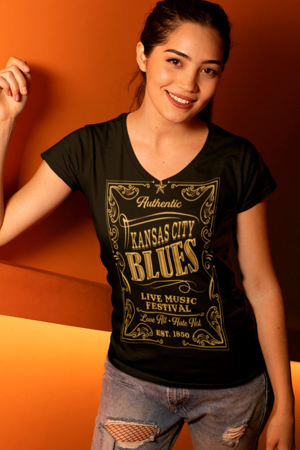 Kansas City Blues - Music Festival - Unisex Crew Neck Tee
