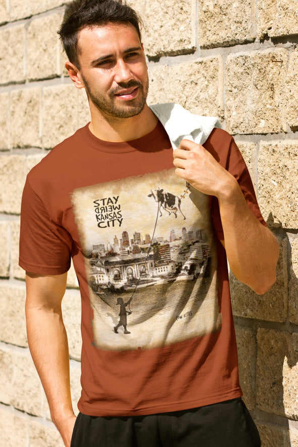 Kansas City - Cow Kites - Unisex Crew Neck Tee